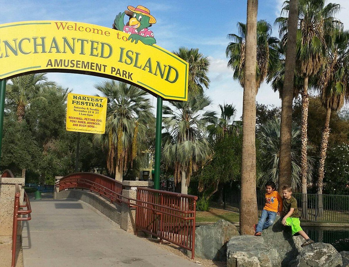 Enchanted Island Amusement Park at Encanto Park - minutes from 3001 N 17th Dr
